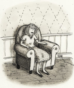 Roz Chast self-portrait (credit Roz Chast)cartoon