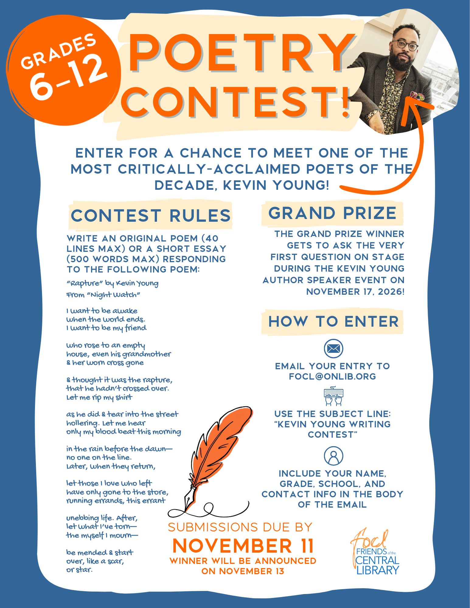 Kevin Young Poetry Contest